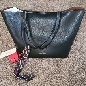 NWT Calvin Klein black Tote bag